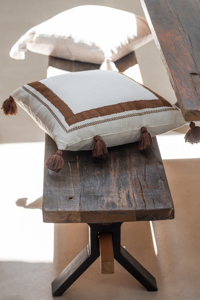 J-LINE BANK VINTAGE HOUT BRUIN