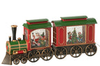 J-LINE TREIN MET LED-VERLICHTING + MUZIEK KERSTMAN PLASTIC MULTICOLOR