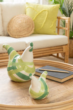 J-LINE SET VAN 3 RONDE SALONTAFELS MANGOHOUT NATUREL