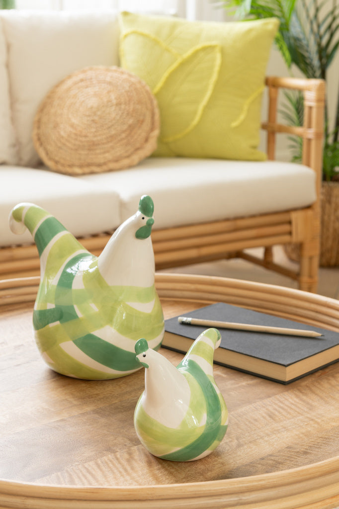 J-LINE SET VAN 3 RONDE SALONTAFELS MANGOHOUT NATUREL