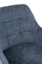 Stoel Louna Ijzer/Acryl Blauw