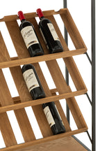 Bar Kast Wijnfineer Natuur/Zwart Medium