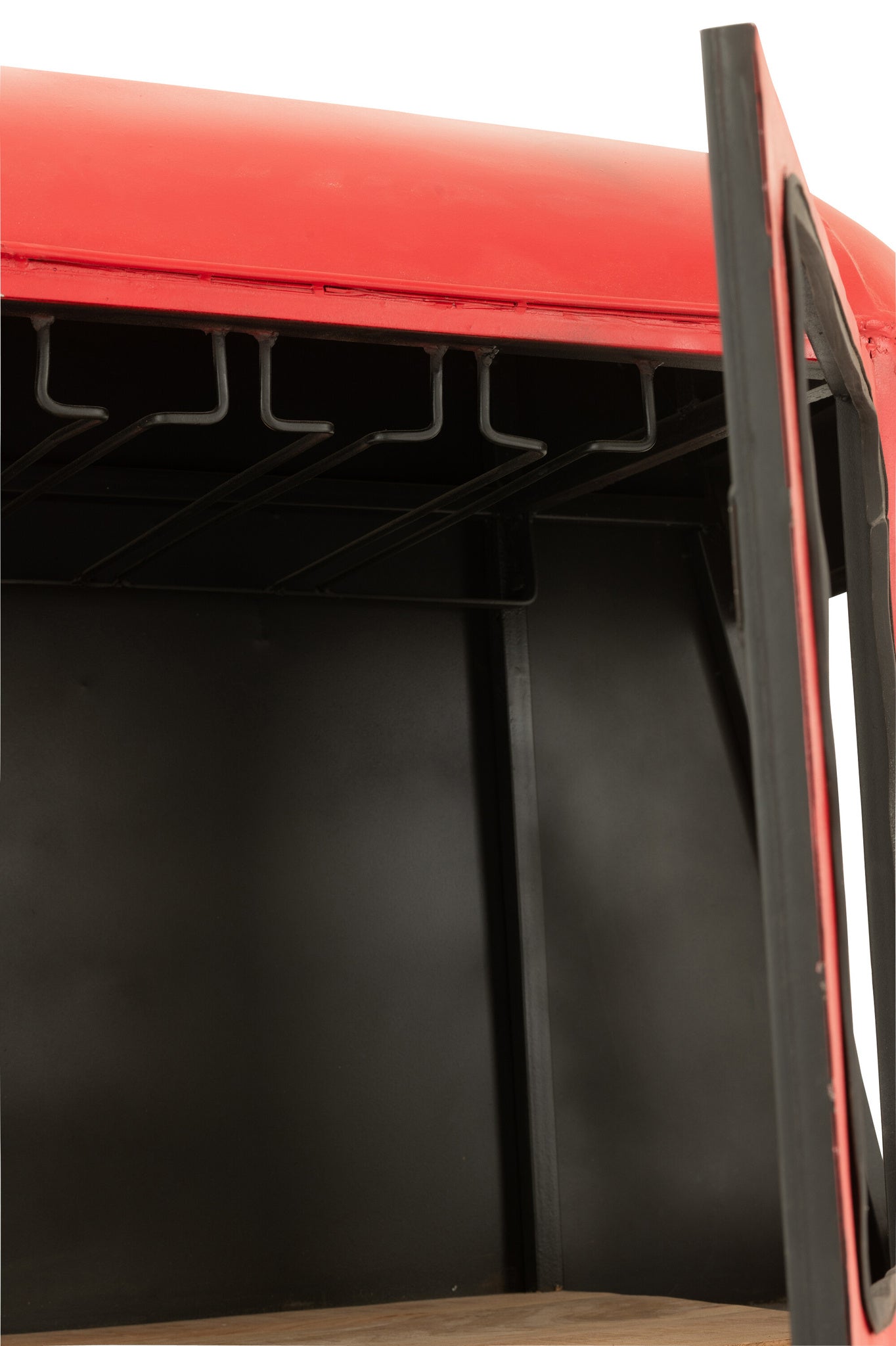 Bar Kast Kabel Auto IJzer/Mangohout Rood/Wit