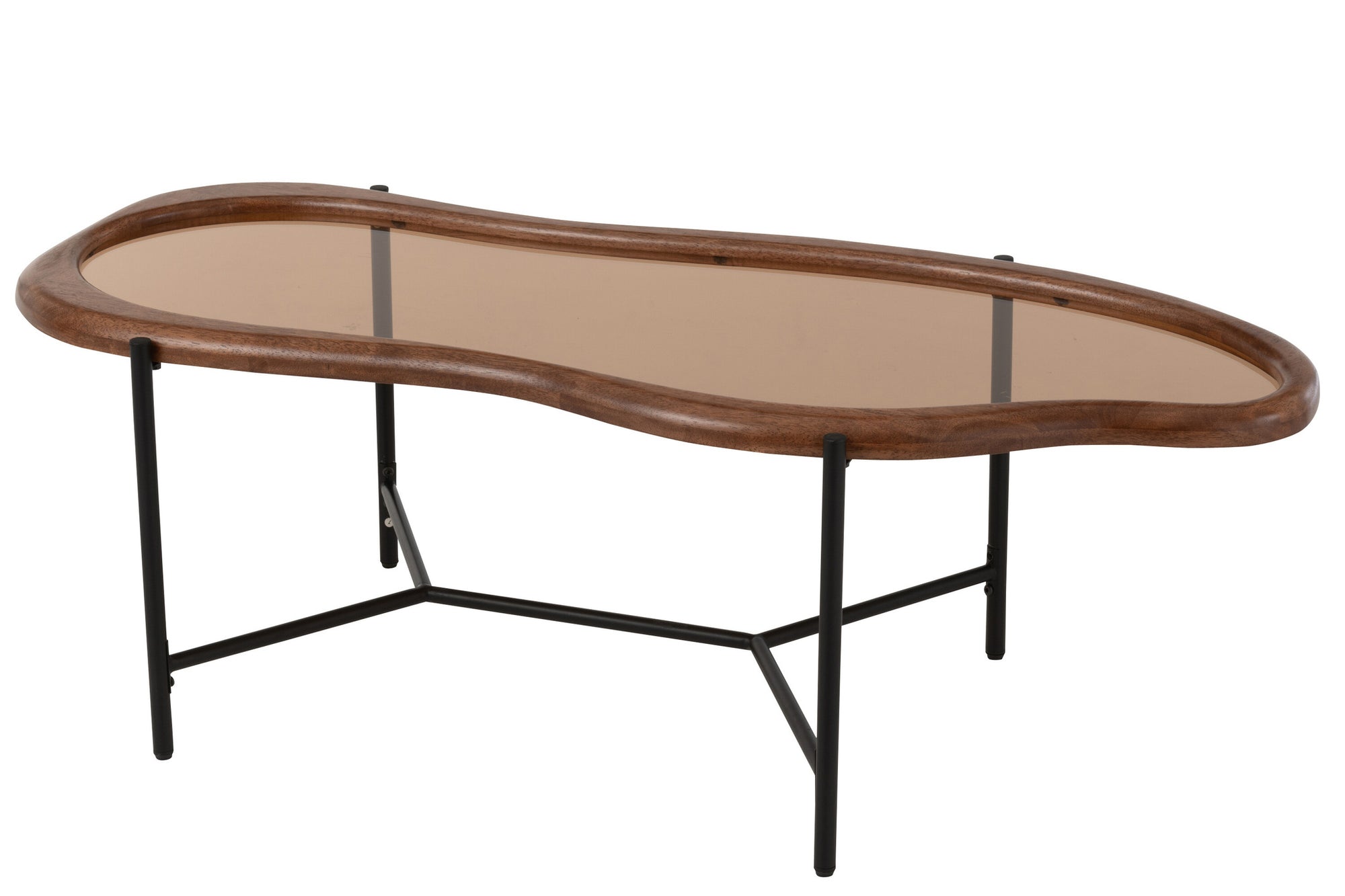 Salontafel Zig Glas Multicolor