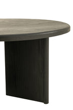 J-LINE RONDE TAFEL TEAKHOUT ZWART