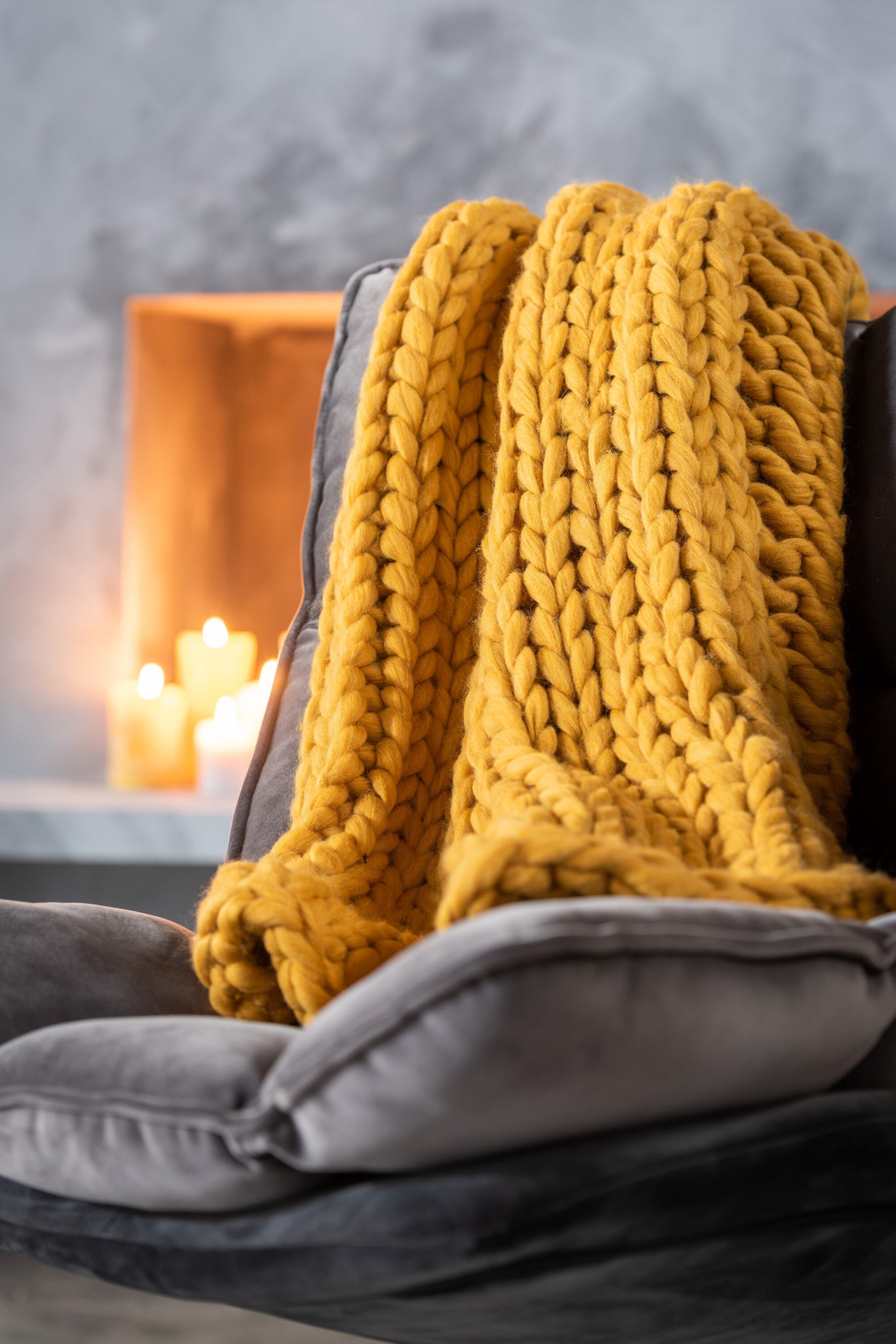Relaxstoel met kussen op frame, textiel/metaal, grijs