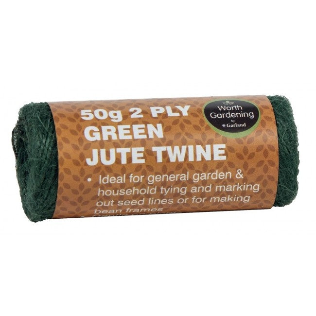 2 PLY GROEN JUTE TOUW 50 GRAM