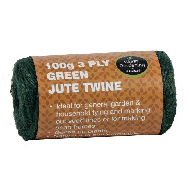 3 PLY GROEN JUTE TOUW 100 GRAM