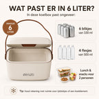 Ceruzo Koelbox 6 Liter - Trendy Taupe